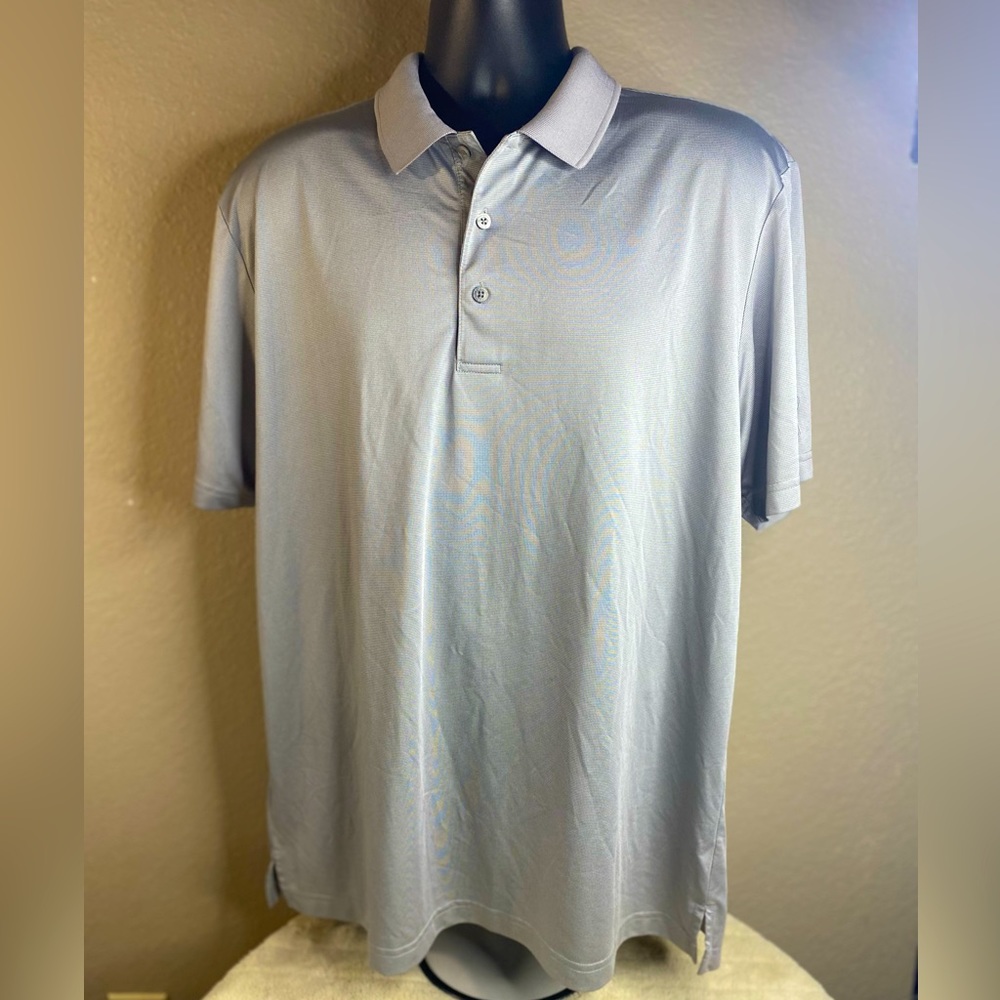 PGA mens golf polo shirt xl gray